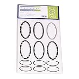 RSVP Oval Canning & Jelly Jar Labels, Large & Mini