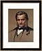 Portrait of Thomas Henry Huxley (1825-95) Framed Art Poster Print by Alphonse Legros,...