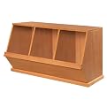Three Bin Organizer - Walnut