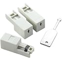 ネットワークセキュリティ RJ45コネクタジャック鍵付プロテクタ3個