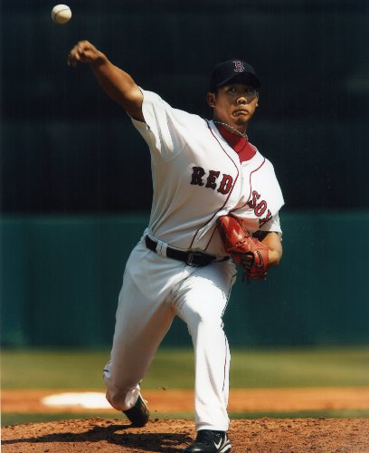 DAISUKE MATSUZAKA BOSTON RED SOX 8X10 SPORTS ACTION PHOTO (H-1)