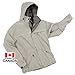 TAIGA Men's AquaNix Waterproof Sports Jacket, Rain Jacket, Windbreaker, Stone, MADE IN CANADA