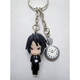 Kuroshitsuji: Sebastian Michaelis with charm Keychain