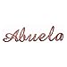 ID 1914 Abuela Name Patch Lettering Travel Craft Embroidered Iron On Applique