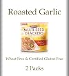 Roasted Garlic Multi-seed Crackers- 2 / 4.5 Oz Bags
