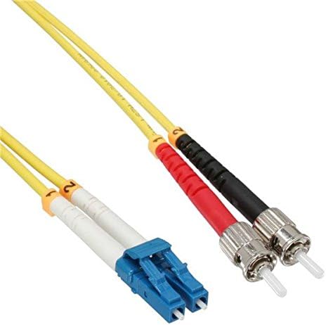 Plenum 100m LC-ST OS1 Duplex Singlemode 9/125 Fiber Optic Cable