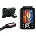 BLACK Silicone Skin Case Cover for Creative Zen & Zen MX 2gb, 4gb 8gb 16gb & 32gb + Screen Protector & Belt Clip