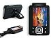 BLACK Silicone Skin Case Cover for Creative Zen 4gb 8gb 16gb & 32gb + FREE SCREEN PROTECTOR