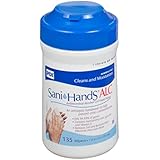 PDI Sani-Dex Alc Antimicrobial Alcohol Gel Hand Wipes - Case Of 12