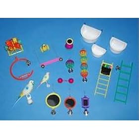 Plastic Bird Toy - MP (TP)(BIT/FYMIX) (Contains 1 Bird Toy)