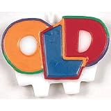 Over The Hill OLD Novelty Birthday Candle