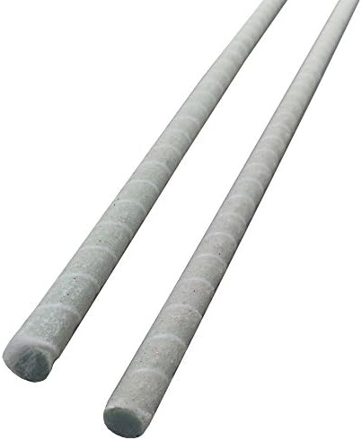 Eco Pultrusions 1/4" x 10feet Fiberglass Pultruded Bar, Fiberglass Rebar, FRP Rebar
