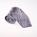 Purple Checkered Woven Silk Tie Gift Box Set lavender Mother's Day Present T8316