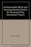 Unreasonable rents and housing benefit