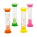 3 Minute Plastic Colored Sand Timer - 12 Pack