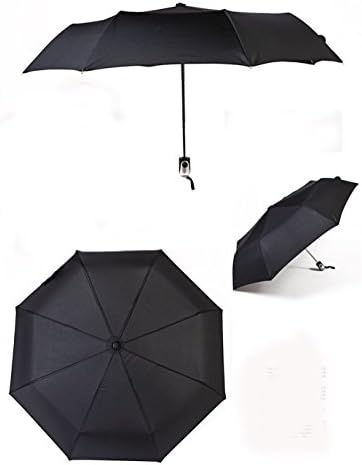 Auto Open and Close Stylish Design Umbrella for Women and Men (Black)