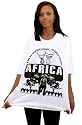Unisex Gildan White T-Shirt - The Drumbeat African Proverb - Available in L Large, XL X-Large, 2X and 4X only
