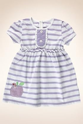Pure Cotton Apple Striped Dress