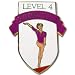 Sporting Goods : Women's Level 4 Gymnastics Pin.