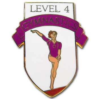 Buy Ladies Level 4 Gymnastics Pin.
