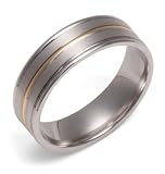 14k Yellow & White Gold 7mm Engraved Wedding Band