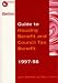 Guide to Housing Benefit and Council Tax Benefit