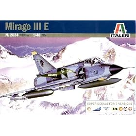 Mirage III E 1-48 Model Airplane by Italeri