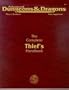 The Complete Thief's Handbook: Player's Handbook Rules Supplement, 2nd Edition (Advanced Dungeons & Dragons)