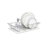 Chrome Dish rack with Tray by Kennedy Home Collections
