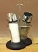 Kitchen & Housewares : CHEFMATE Chrome-Plated Wire Rack Salt & Pepper Shaker Set