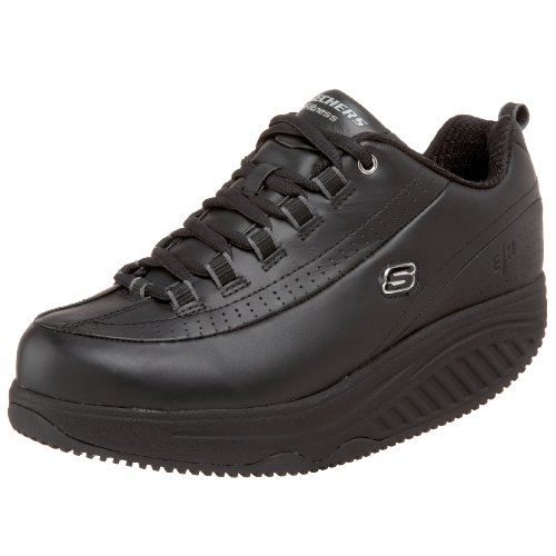 41WQ5jux 4L. SL500  Skechers for Work Womens Shape Ups Sr LaceUpBlack8.5