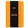 Rhodia 2011 Pocket Size Weekly with Notes 4 x 6 Planner Orange