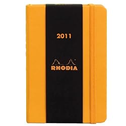 Rhodia 2011 Pocket Size Weekly with Notes 4 x 6 Planner Orange