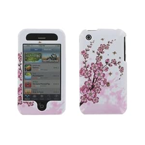 PCMICROSTORE Brand Apple iPhone 3G (Spring Flowers) Design Snap-On Case Cover with Screen Protector (Apple 3G iPhone NOT Included)