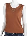 Kikit Women's Floral V-Neck Tank with Floral Print