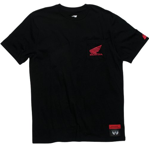 One Industries Honda Electric Mens Short Sleeve Sportswear T Shirt/Tee Black Size: X Large photo One Industries Honda Electric Mens Short Sleeve Sportswear T Shirt/Tee Black Size: X Large