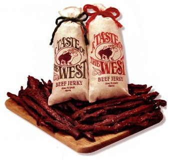 Premium Hickory Smoked Beef Strips - Cajun gift pouch by Gary West Meats