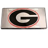 Georgia Bulldogs Metal Super Stock License Plate