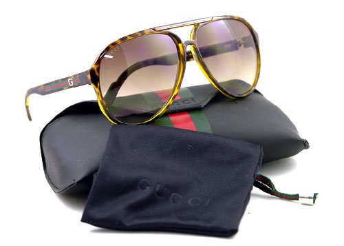 AUTHENTIC GUCCI SUNGLASSES AVIATOR GG 1627 HAVANA