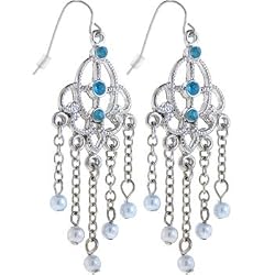 Blue SOLANIA CHANDELIER Earrings