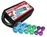 York 10kg Vinyl Fitbell Kit in a Case