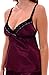Del Rossa Women's Camisole Lace Satin Pajama Set with Shorts