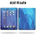 Protective Vinyl Skin Decal Cover for Apple iPad tablet e-reader 3G or Wi-Fi – Blue Heaven
