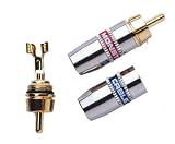 Monster Cable PL 2-B Phonolink 2 Standard RCA Connectors for use with CL3 Rated Cables Phonolink PL2