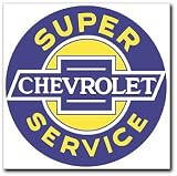 Husky Liners - Signpast Reproduction Vintage Sign, CHEVROLET SUPER SERVICE (00117)