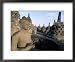 Arupadhatu Buddha, 8th Century Buddhist Site of Borobudur, Unesco World Heritage Site, Indonesia Religion & Philosophy Framed Art Poster Print by Bruno Barbier, 22x18