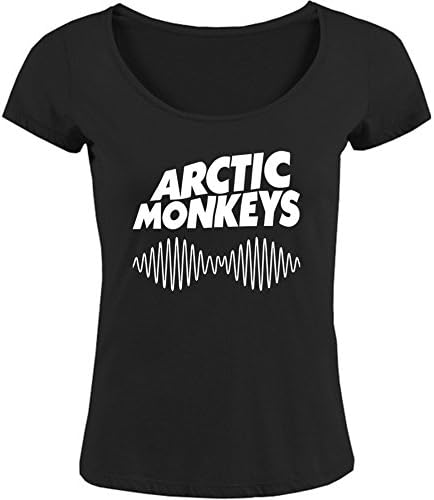 Outletees Arctic Monkeys Short Sleeve Cooton Women's Scoop Neck T Shirts