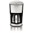 Krups KM720D50 Programmable 12-Cup Coffee Maker with Glass Carafe and Lcd Screen, Stainless Steel