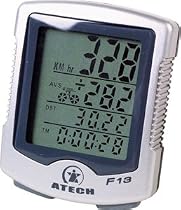 13 Function Atech Wireless Bicycle Bike Cycle Computer Speedometer Speedo