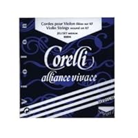 Corelli Alliance Vivace 4/4 Violin String Set Medium with ball E